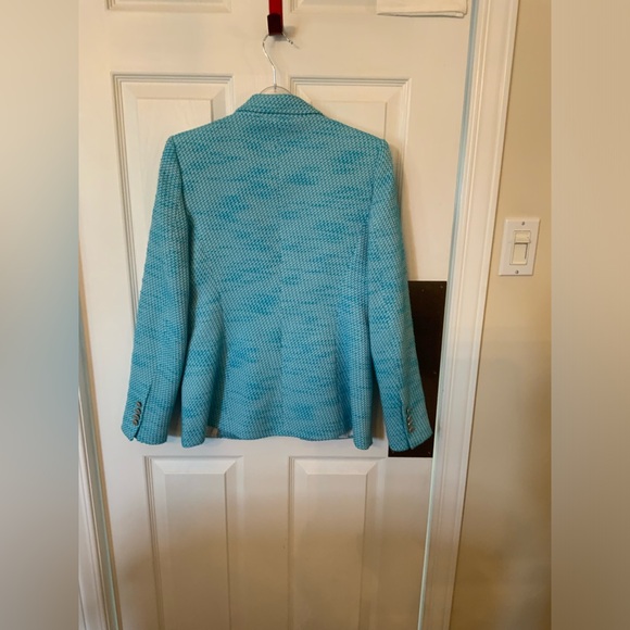 Stylish Turquoise Blazer - Picture 2 of 4